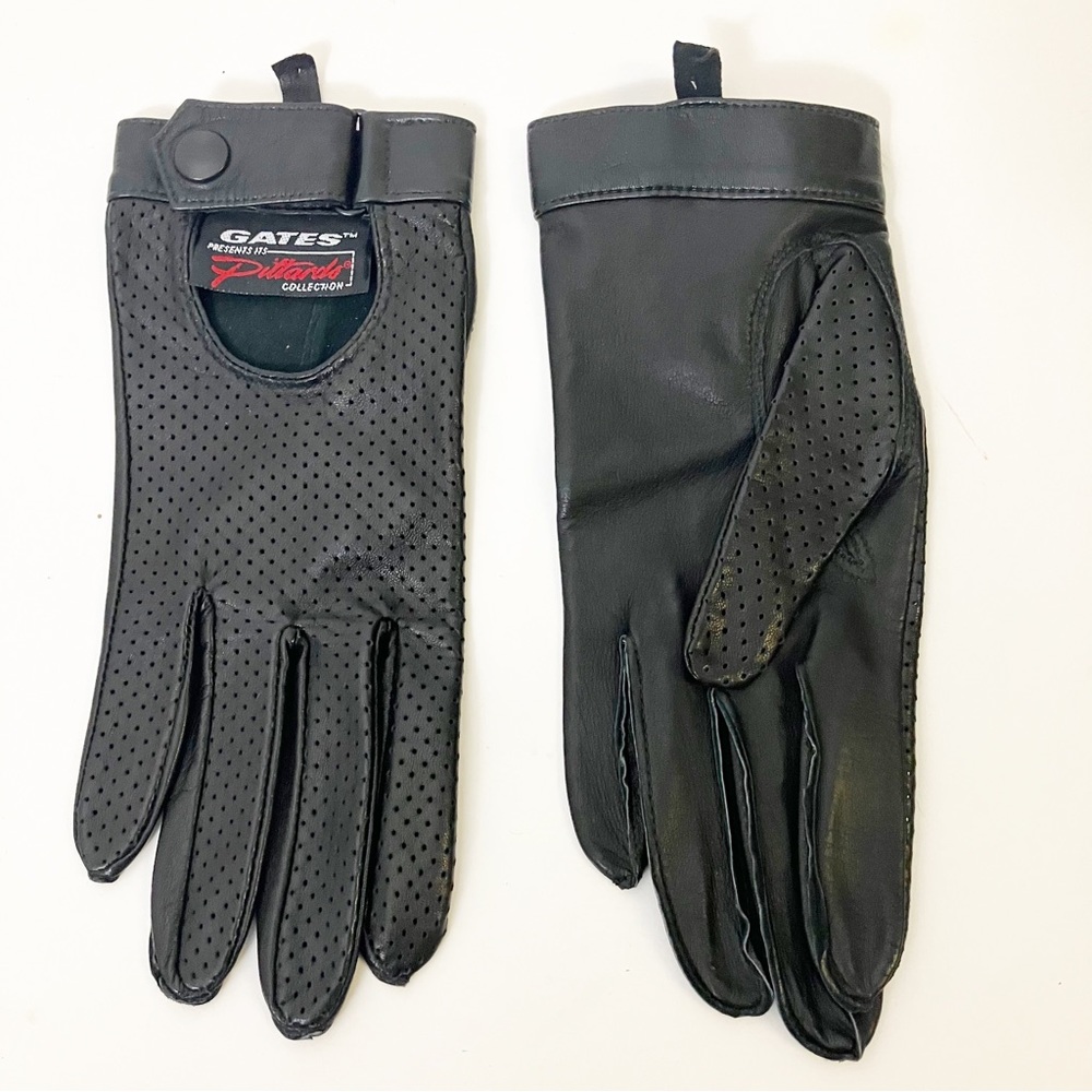 Gates Pittards collection perforated leather driving gloves